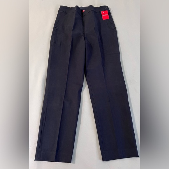 Spanx Polished Ankle Slim Pants Classic Navy Blue NWT Sz Medium Women - Picture 4 of 13
